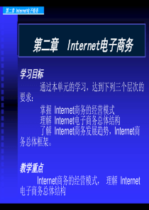 第二章  Internet电子商务