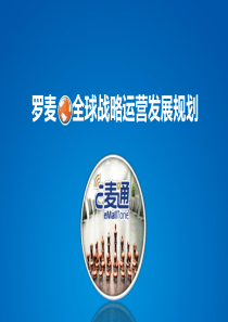 2012罗麦全球战略发展规划-经销商版(1)