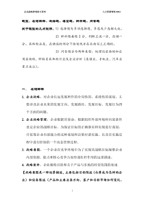 企业战略管理复习资料DOC