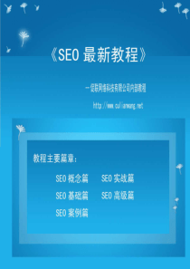 SEO教程(三)之案例篇