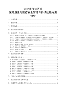 XX医院医疗质量与医疗安全管理和持续改进方案4111