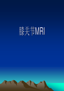 2膝关节MRI