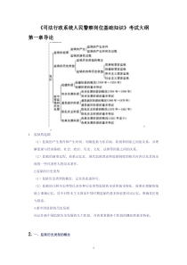 司法行政系统专业知识