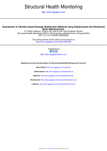 Assessment of Vibration-based Damage Identificatio