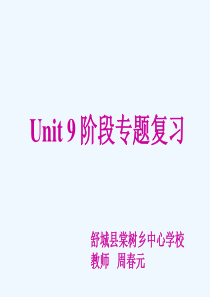 八年级下册八下英语unit9 Revision