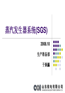 3.5 AP1000蒸汽发生器系统(SGS)