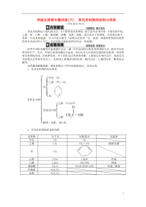 【优化方案】2017高考化学总复习 必修部分 突破全国卷专题讲座(六)常见有机物的结构与性质 苏教版