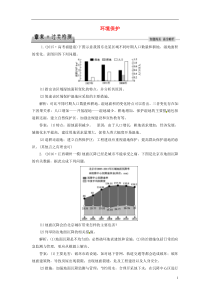 【优化方案】2017高考地理总复习 环境保护章末过关检测 中图版选修6