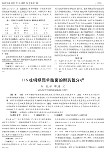 116株铜绿假单胞菌的耐药性分析