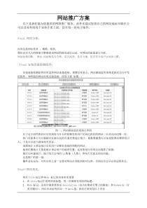 网站推广方案原型样板