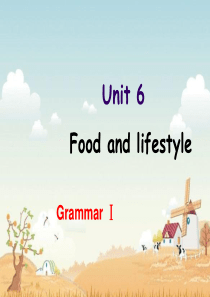 Unit6 food and lifestyle grammar