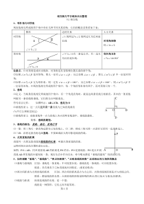 第五章相交线与平行线知识点整理