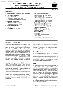 SST37VF010-70-3C-NHE中文资料