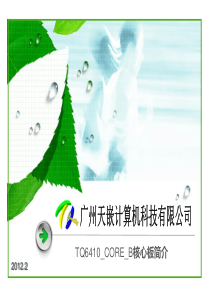 广州天嵌TQ6410_CORE_B核心板简介