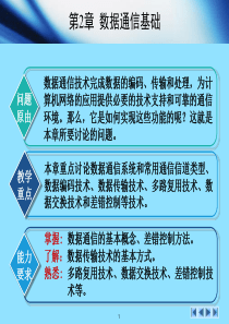 计算机网络技术-第2章_数据通信基础要点