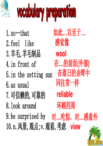 人教版高一英语必修一Unit3_reading2-Using_Language__课件