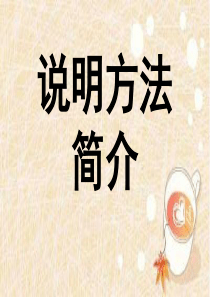 说明方法