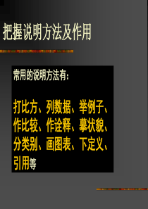 说明方法及语言练习题(中国石拱桥)