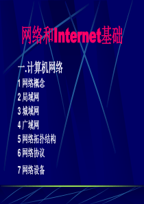 网络和Internet基础