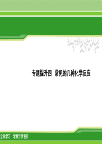 专题提升四  常见的几种化学反应