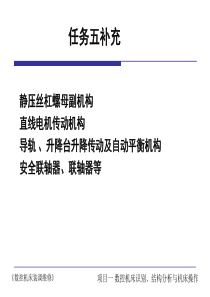 任务5补充 其他进给传动部件及联轴器