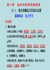 复习课件：11集合的概念及其基本运算