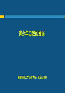 青少年自我的发展