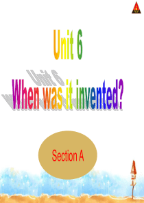 新人教版九年级unit6-when-was-it-invented全单元课件