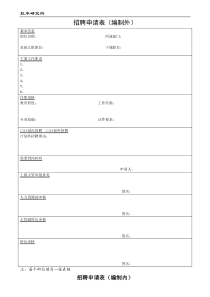 54人事表格大全(完整版)