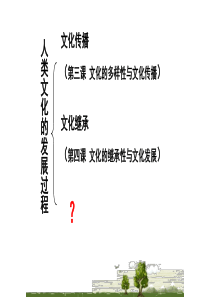 人教版必修3文化生活第五课第一框文化创新的源泉和作用