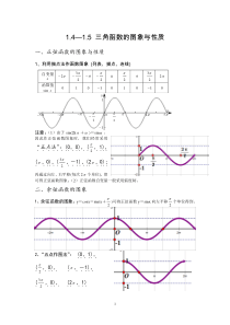 必修四三角函数的图象与性质讲义