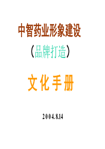 35中智药业集团形象文化手册