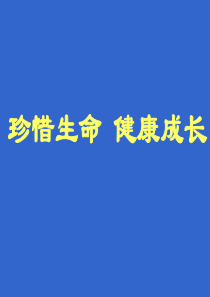 珍惜生命主题班会课件