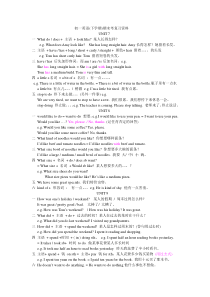 可直接打印初一英语下学期期末考复习资料