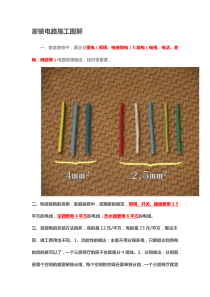 家装电路施工图解