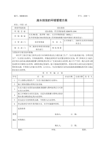 环境管理方案(最新)