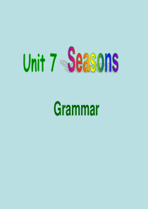 牛津译林版八年级英语上册Unit7 Grammar课件 (共27张PPT)