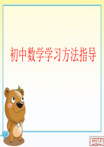 初中数学学习方法指导