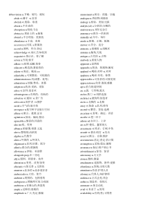 【2015年大学英语六级大纲词汇汇总】