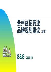 85 贵州益佰药业品牌规划建议