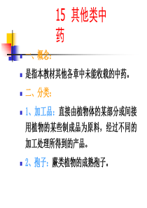 9 其他类中药