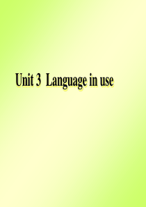 八年级英语下Module 9 Heroes Unit 3 Language in use课件外研版