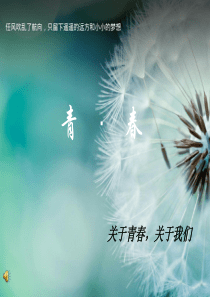 青春主题幻灯片