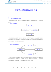 艺术培训网站建设方案