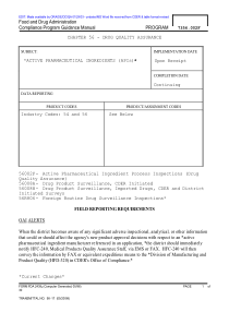 FDA官员原料药检查指南手册7356.002F(1)
