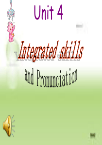 [名校联盟]江苏省太仓市第二中学七年级英语7B Unit 4 Integrated skills课件