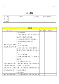 GMP自检记录08版(原料药及制剂)