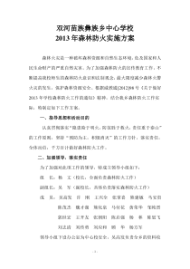 2013年森林防火实施方案Microsoft Word 文档