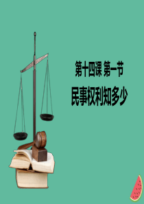 九年级道德与法治上册走近民法第十四课民事权利与民事责任第1框民事权利知多少课件教科版