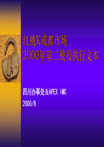 红桃K成都市场方案 ppt